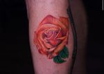 Another beautiful rose tattoo #nyctattooartist #rose
