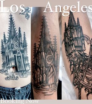 LOS ANGELES NOW BOOKING FOR GOTHIC TATTOOS. Contact to book.Instagram: @rroosterr & @welcometoyharnam . Email or DM to book