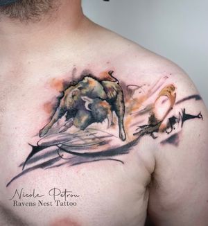 Tattoo by Nicole Petrou at Ravens Nest Tattoo