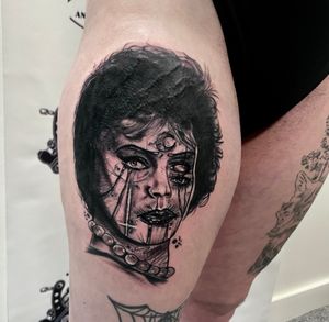 Scar cover up rocky horror tattoo