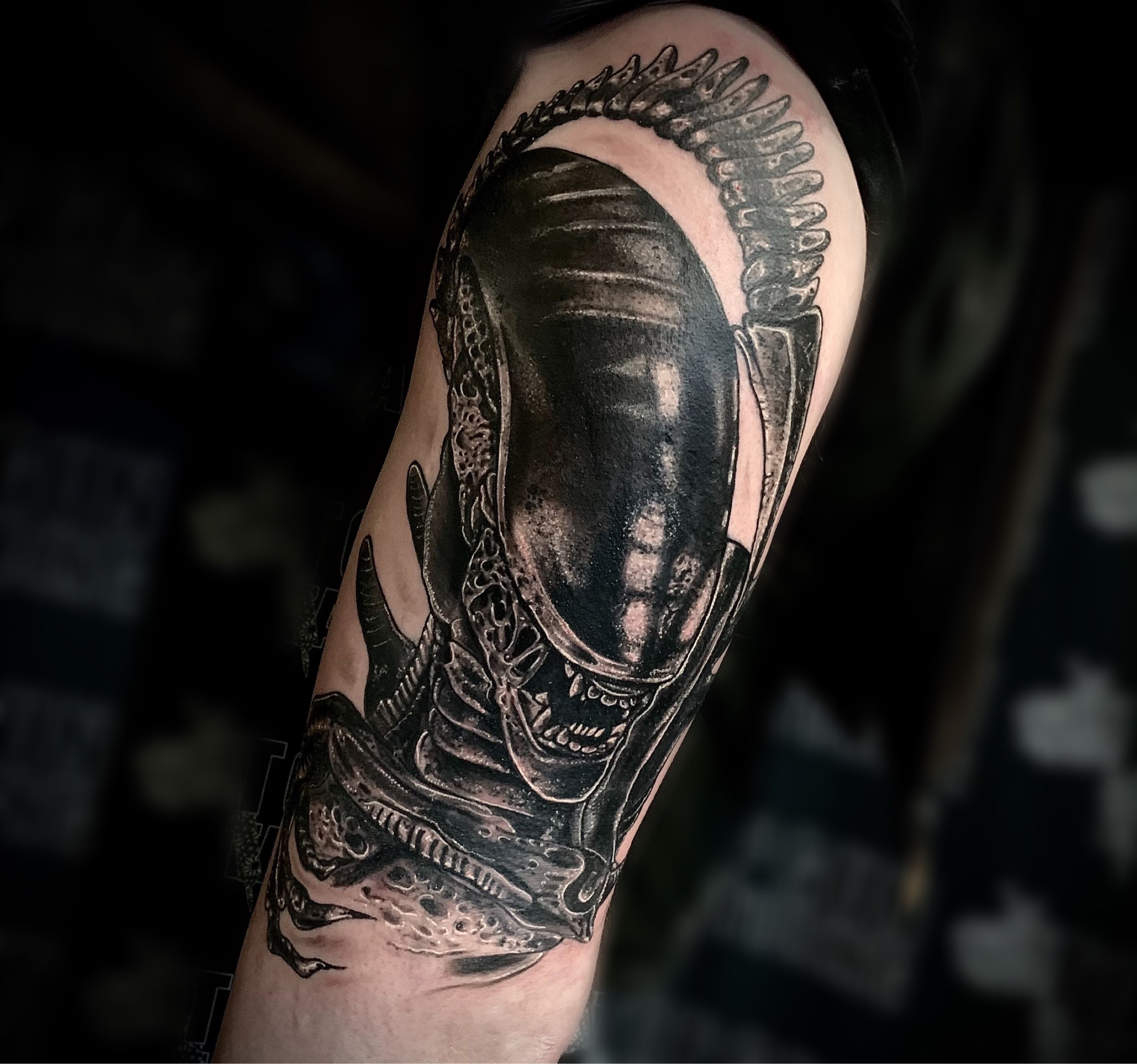 Alien Tattoo by Sean Foy: TattooNOW