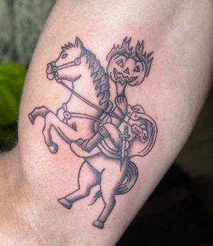 HEADLESS HORSEMAN TATTOO insta: @angeli.tattoo