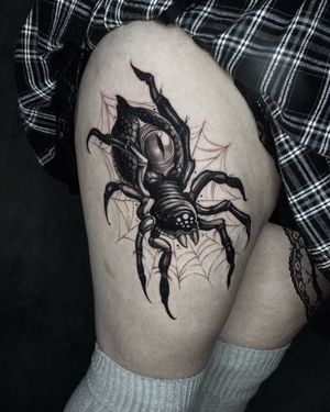 • Spider • custom thigh project by our resident @fla_ink for @belleloyshka 🖤
You can find us at 📍96 Crown Lane, London, N14 5EN. More information in our Bio: @southgatetattoo
•
•
•
#spider #spidertattoo #spidertattoos #thightattoo #southgate #londontattooartist #sgtattoo #southgatetattoo #londontattoo #southgatepiercing #london