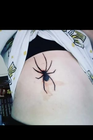 My first tattoo Some of my family members have it too Black widow