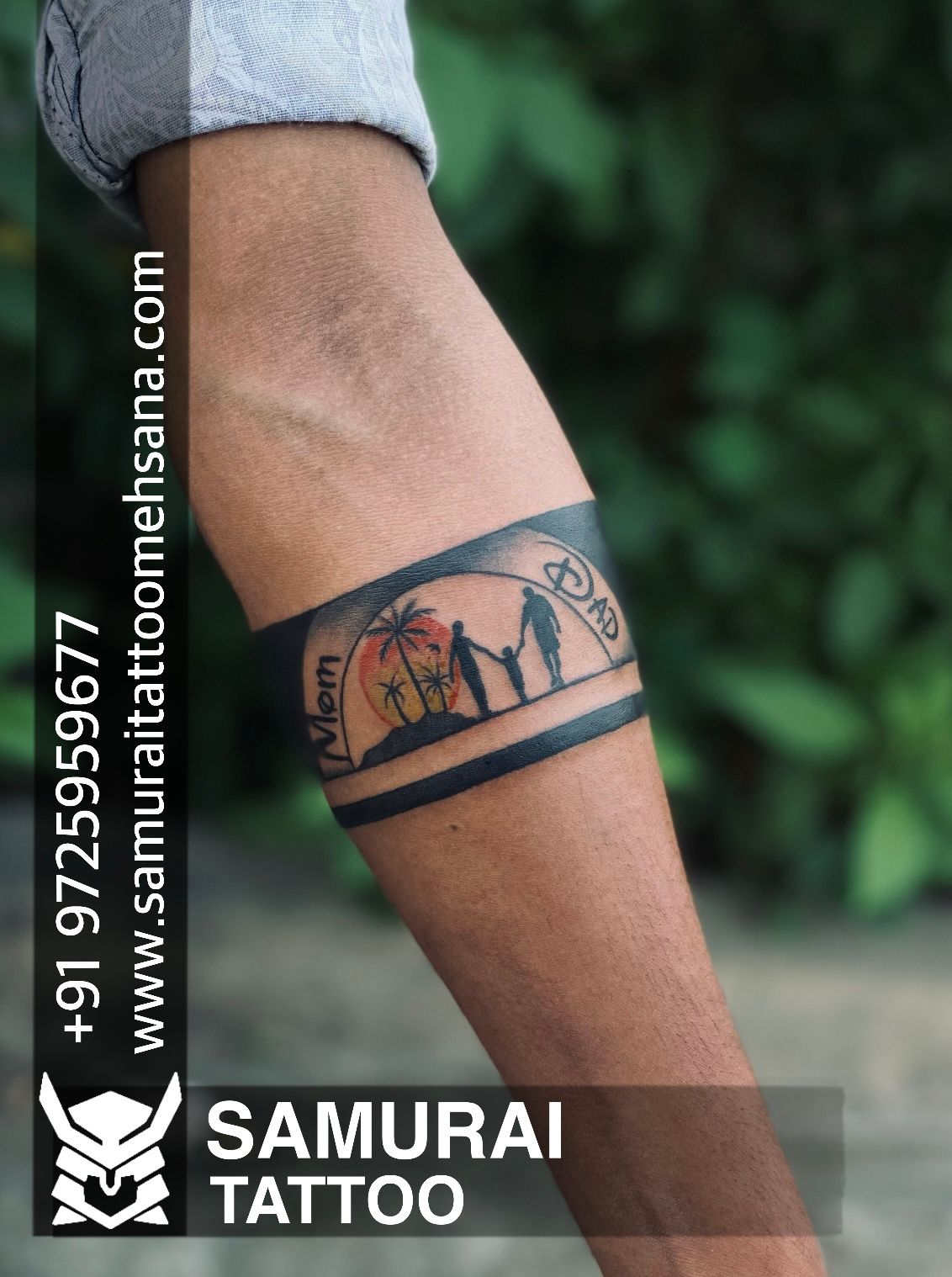 Rudra Tattooz  Mom Dad Arm Band Tattoo For any query DM  Facebook