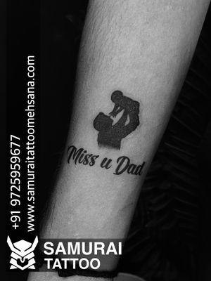 Tattoo for dad |dad tattoo design |Dad name tattoo |Papa tattoo