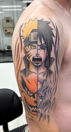 Cosmic Primate Tattoo - @karina.tattoos would love to do more Naruto  pieces!! Book your anime tattoo at Cosmicprimate.com #naruto #narutotattoo  #shisuiuchiha #shisui #narutoshippuden #narutouzumaki #animetattoo #anime  #animeart #animeinkcon #animelover