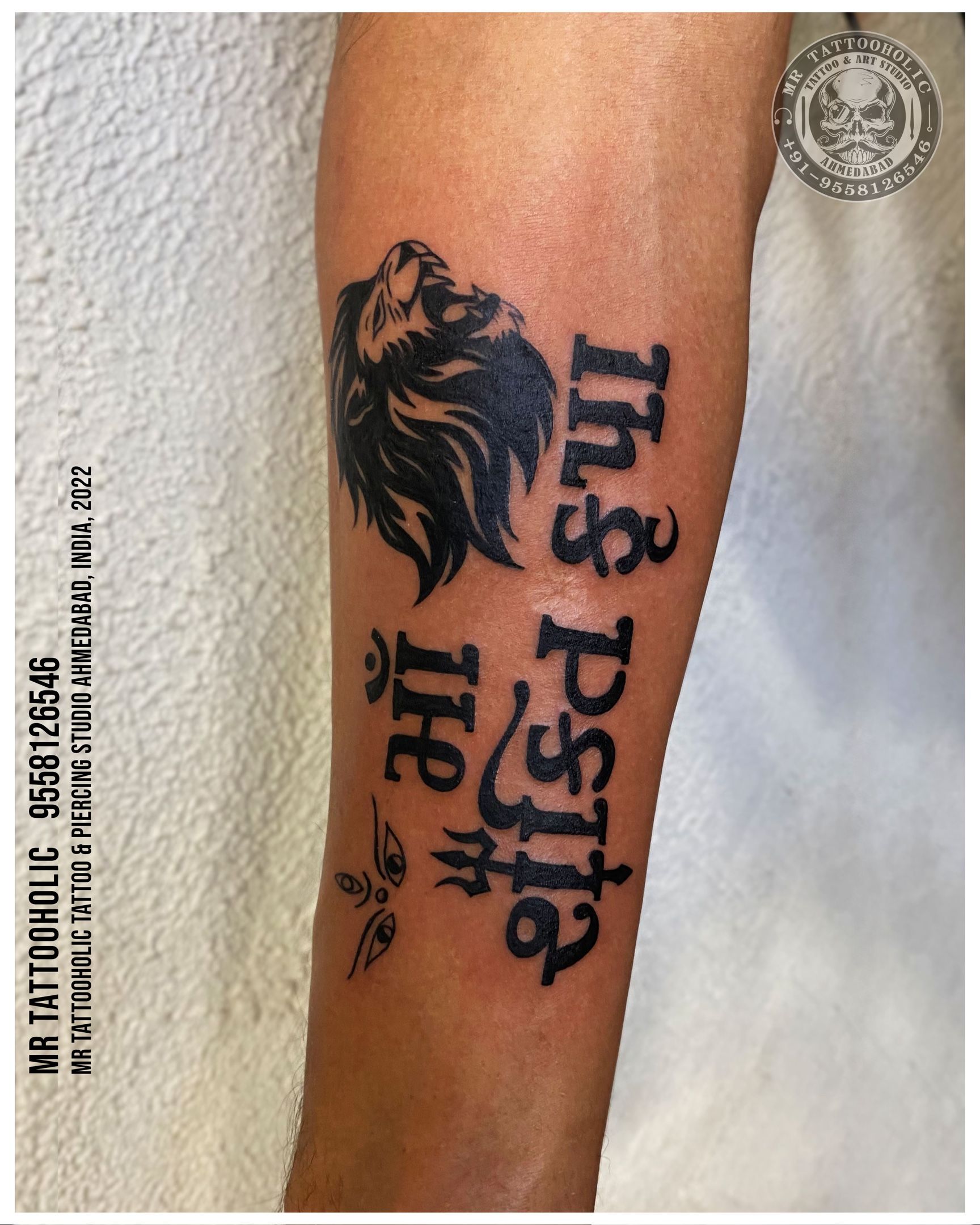 Shiv Trishul For God Tattoo For Men and Women Temporary Hindi God Tatt –  Temporarytattoowala