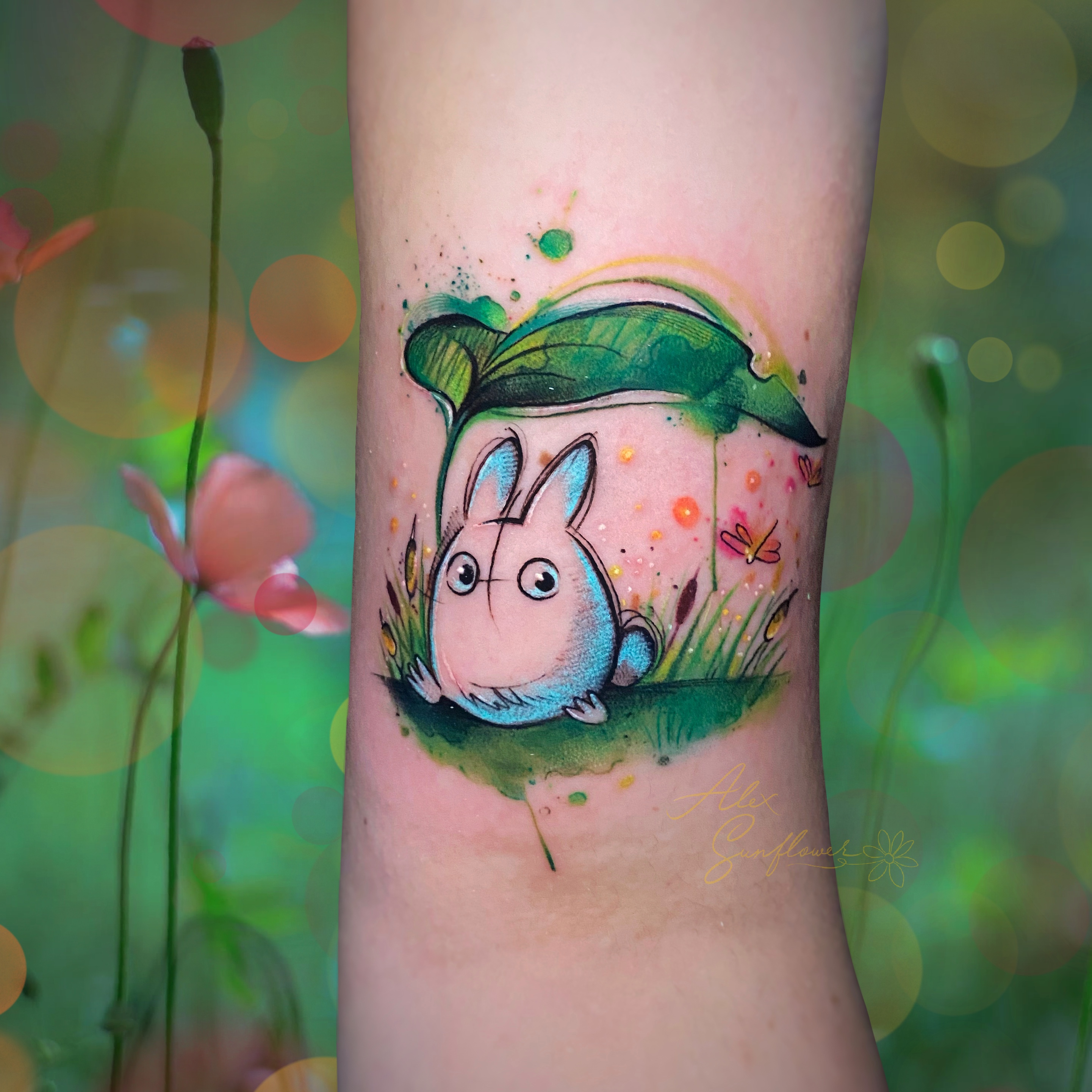 chibi totoro tattoo