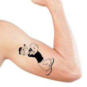 Popeye tattoo flash concept design 