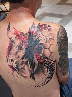 Thanks to Goldo_ink @ Art From The Heart Studio and Gallery#Trash Polka Bull