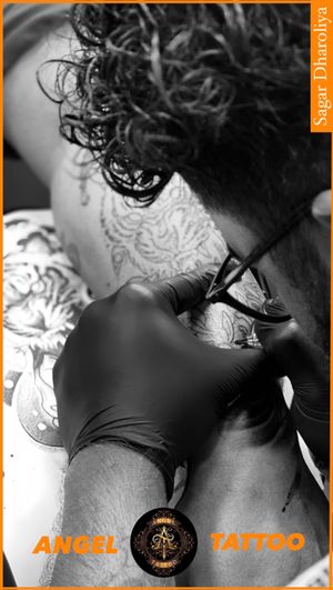  Tattoo Artist Sagar Dharoliya At Angel Tattoo Goa - Best Tattoo Artist in Goa - Best Tattoo Studio In Baga Goa - Best Tattoo Shop in Goa - Best Tattoo Studio in Goa - Best Tattoo Artist in Baga Goa