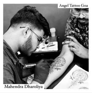 Tattoo By Mahendra Dharoliya At Angel Tattoo Goa - Best Tattoo Artist in Goa - Best Tattoo Studio In Baga Goa - Best Tattoo Shop in Goa - Best Tattoo Studio in Goa - Best Tattoo Artist in Baga Goa