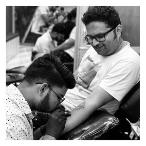 Tattoo Artist Mahendra Dharoliya At Angel Tattoo Goa - Best Tattoo Artist in Goa - Best Tattoo Studio In Baga Goa - Best Tattoo Shop in Goa - Best Tattoo Studio in Goa - Best Tattoo Artist in Baga Goa