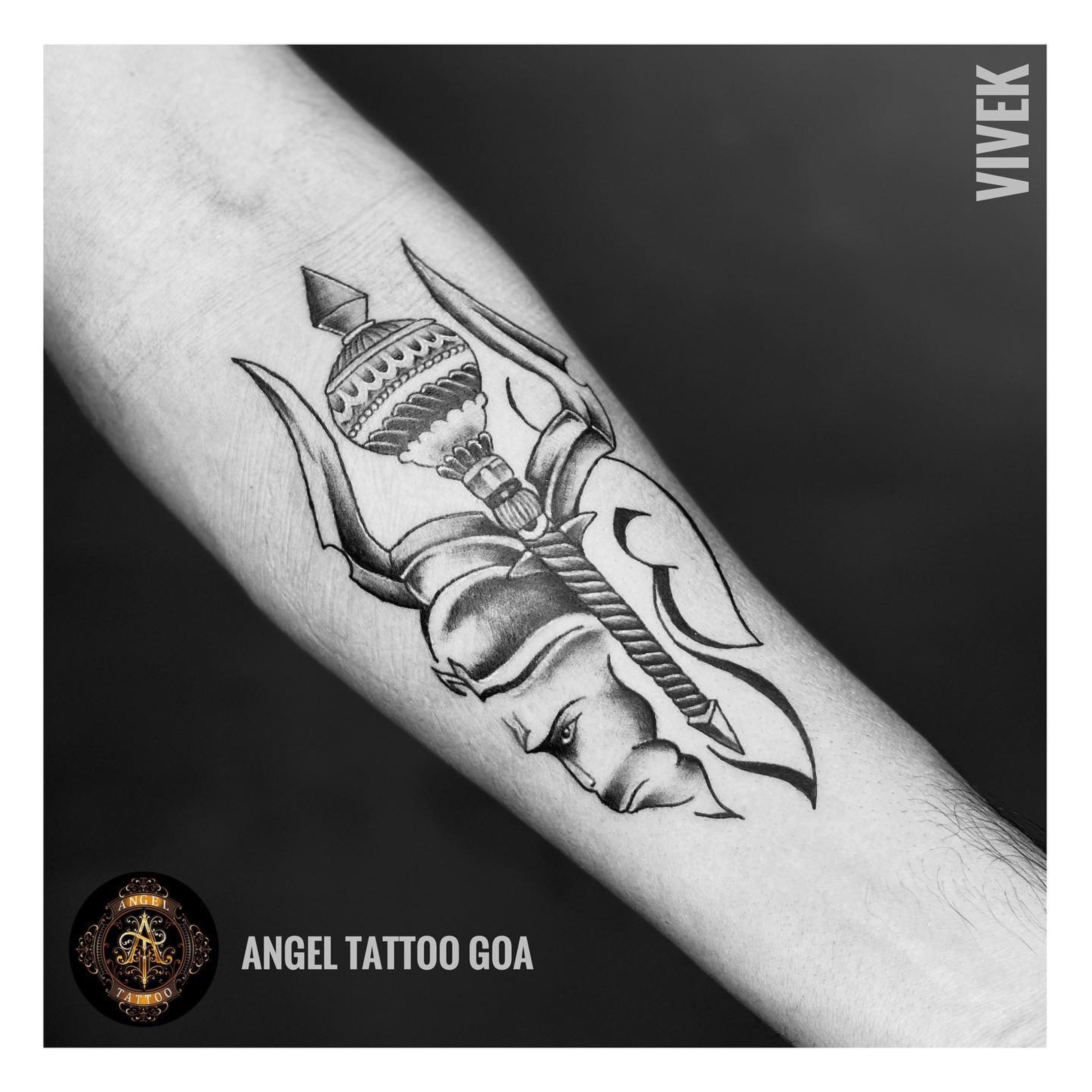 Vivek Kumar on Instagram Small tattoo designe made by BLOOD INK TATTOO  STUDIO 7677771234 9122077266