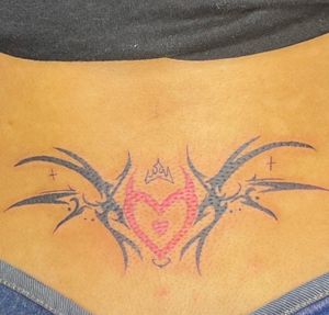 Love doing tramp stamps! Hmu for your edgy tattoos