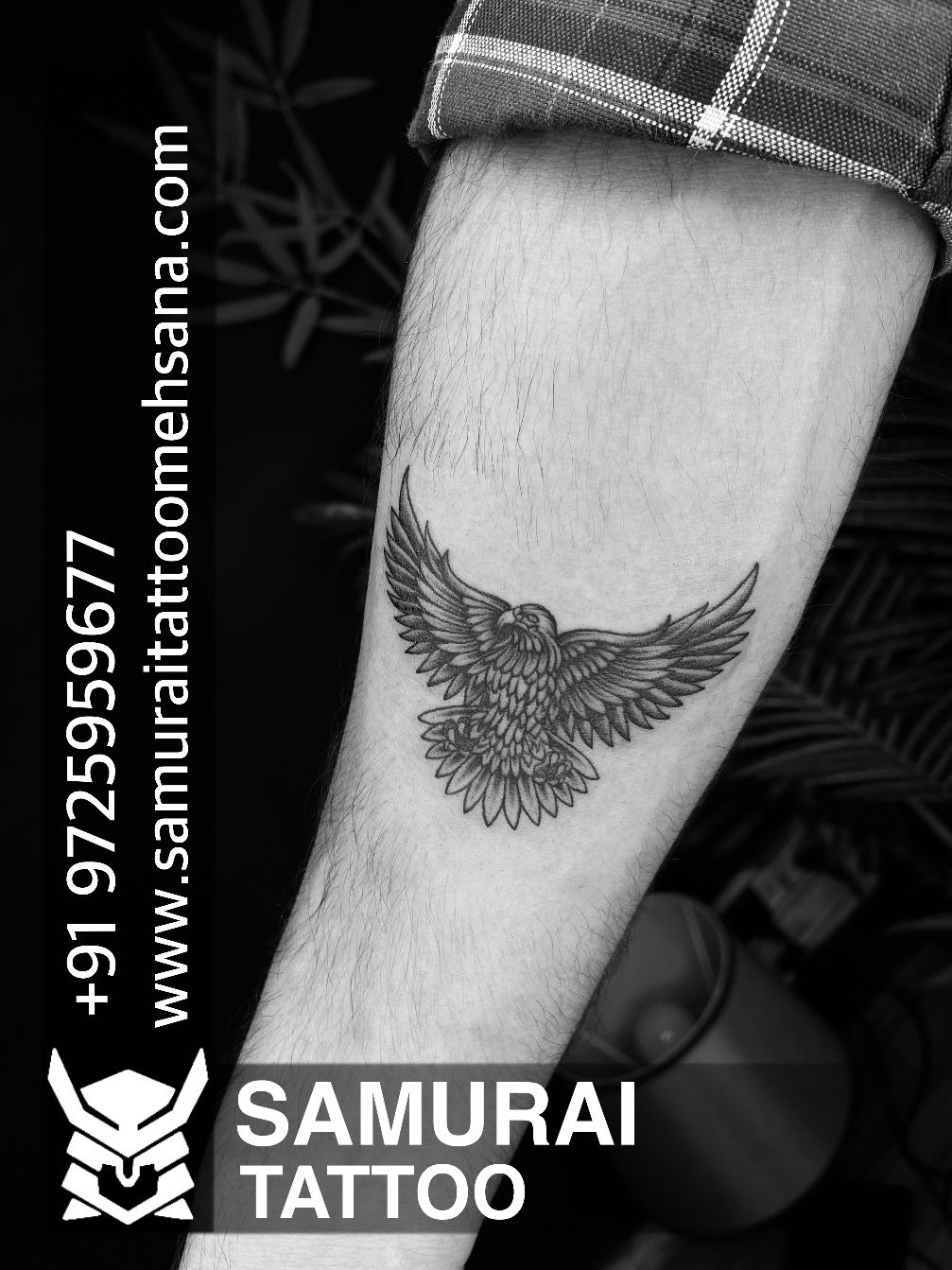 Eagle head tattoo Royalty Free Vector Image  VectorStock