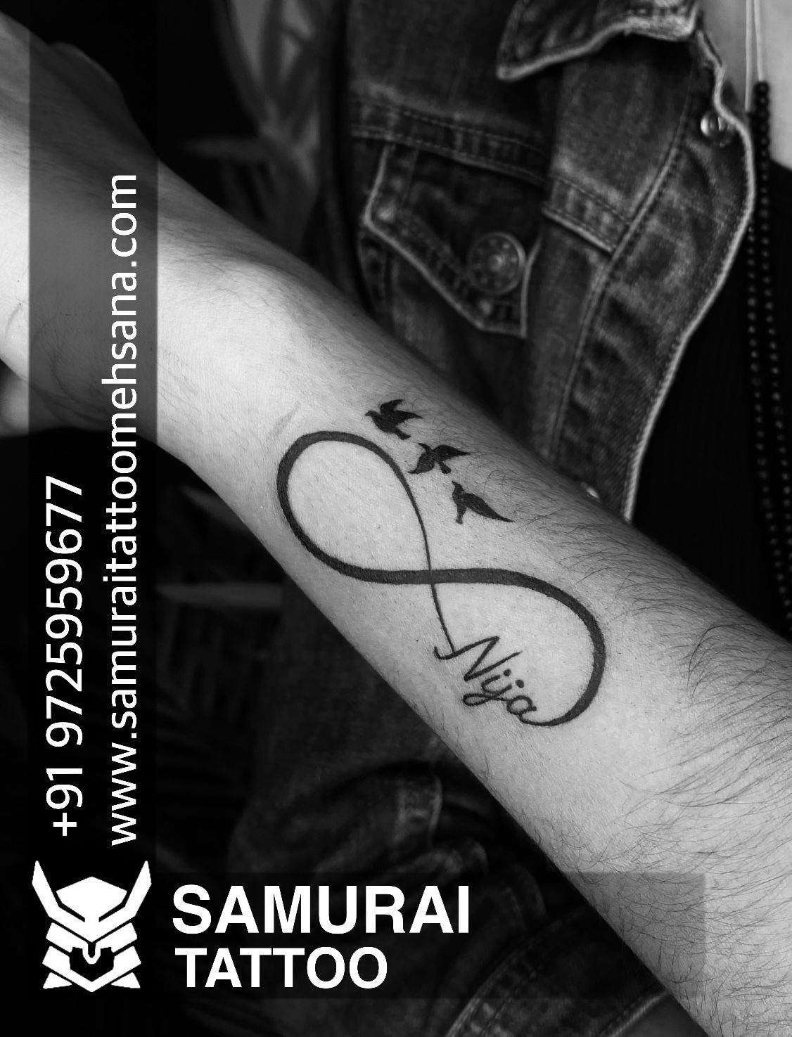 Infinitely tattoo with karma and prana text  Tattoos Infinity tattoo  Fish tattoos