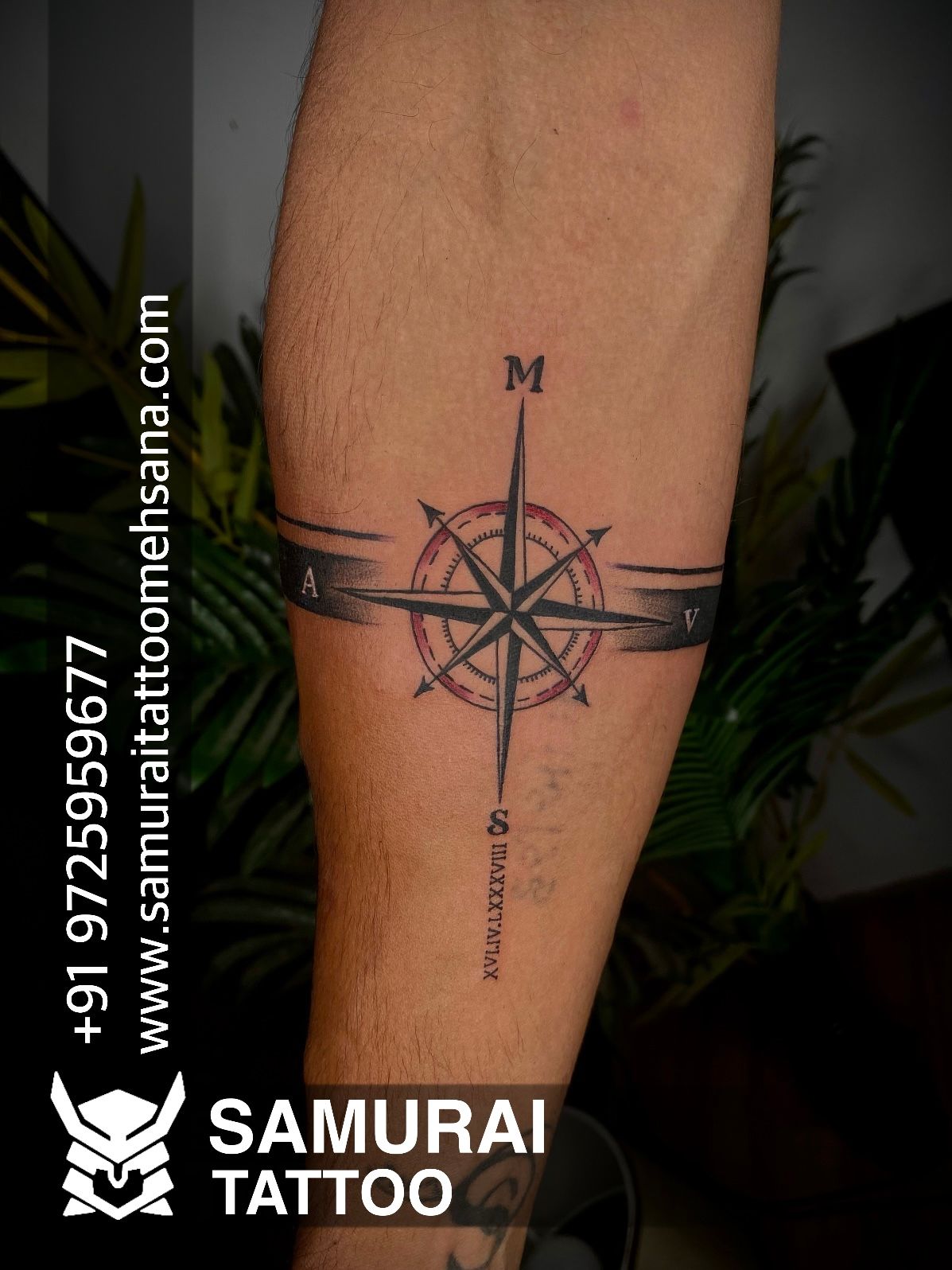 Compass Hand Band Tattoo in 2023  Band tattoo Band Tattoos