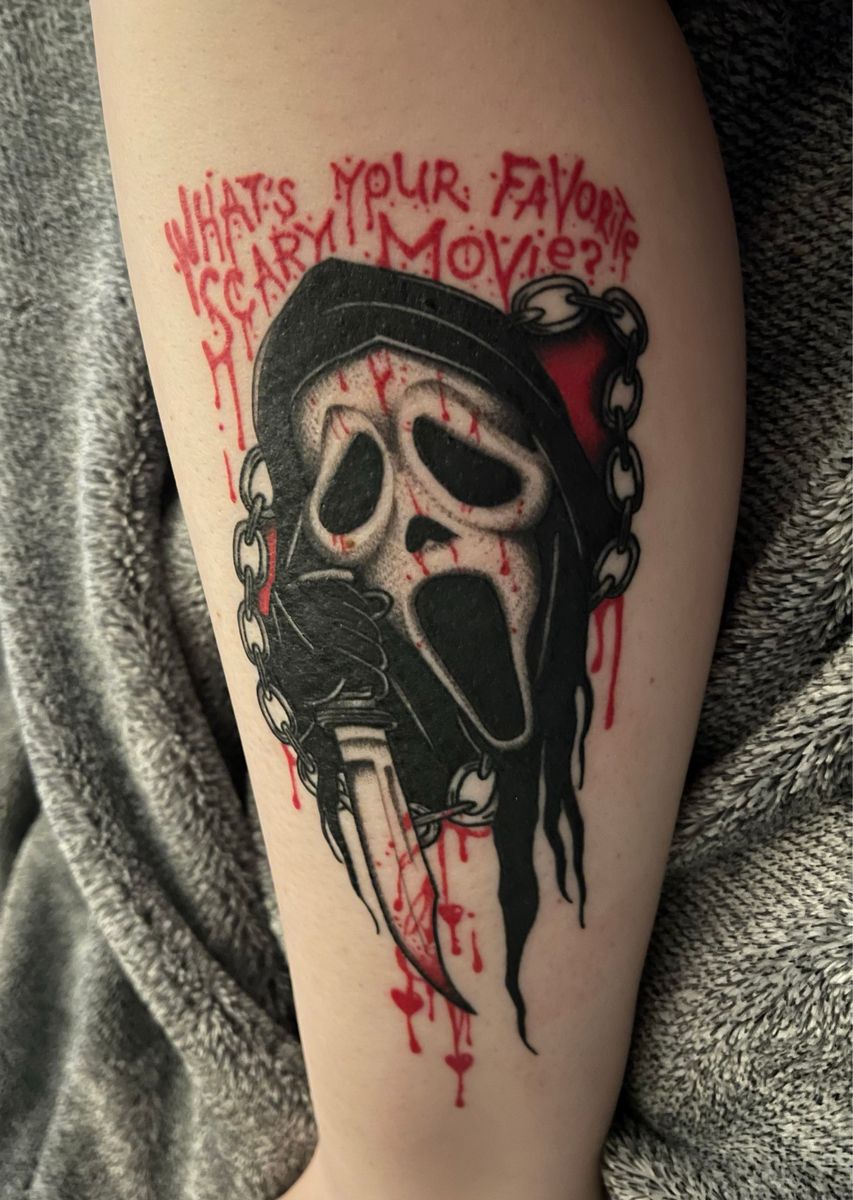 Tattoo uploaded by Kyla Stotko • Scream • Tattoodo