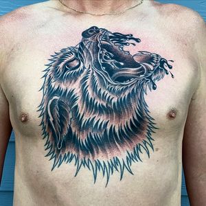 Traditional Wolf Chestpiece 