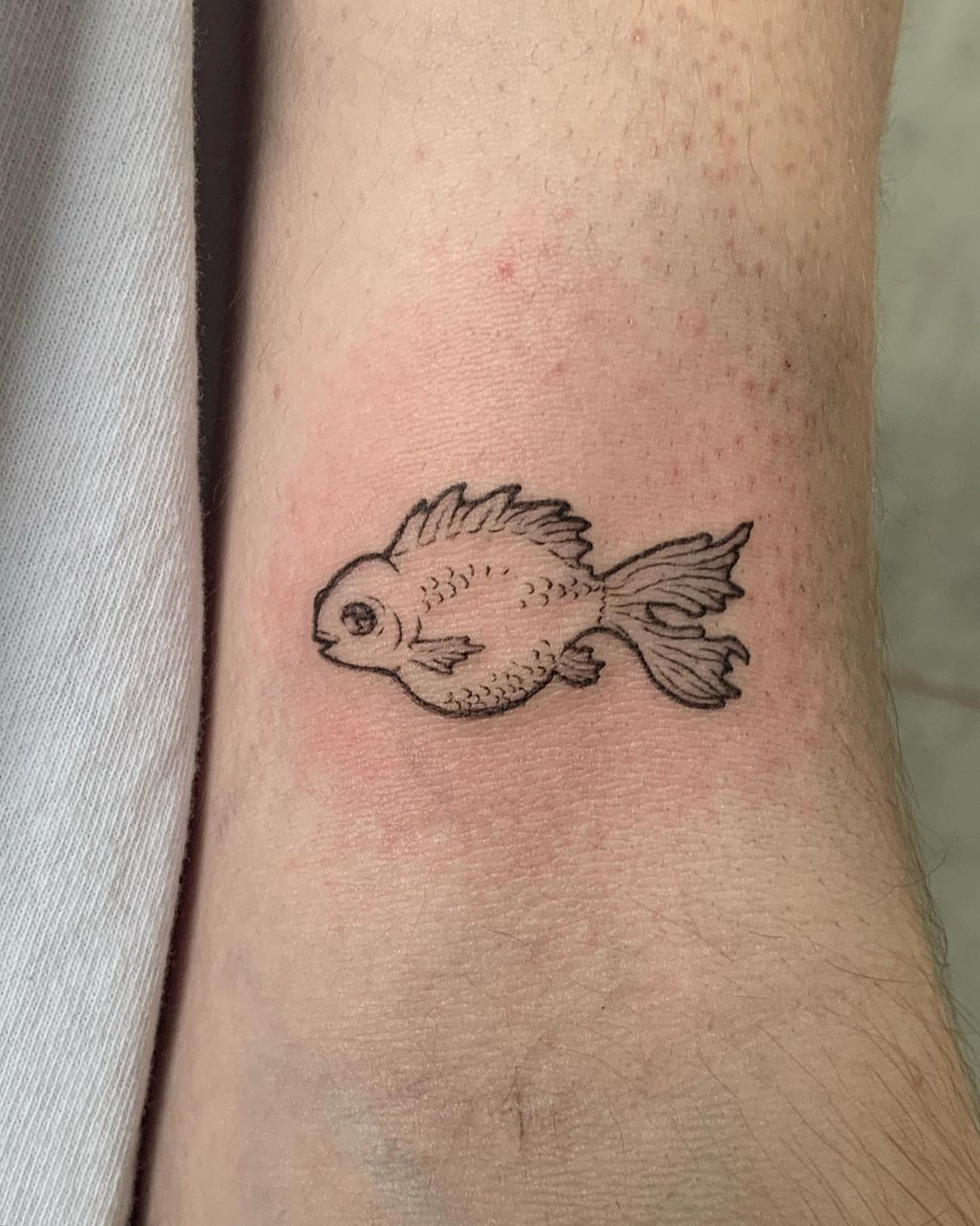 Illustrative Fish Tattoo by Holly Hawk • Tattoodo