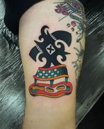 Abstract Figure Tattoo