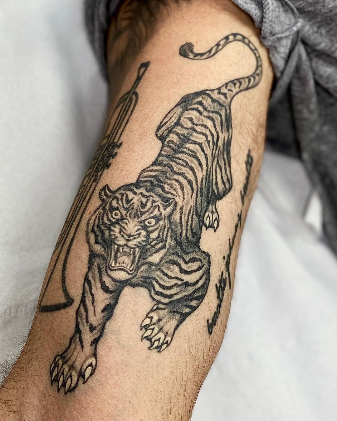 10 Best Crouching Tiger Tattoo Designs  Tiger tattoo Tiger tattoo  design Panda tattoo