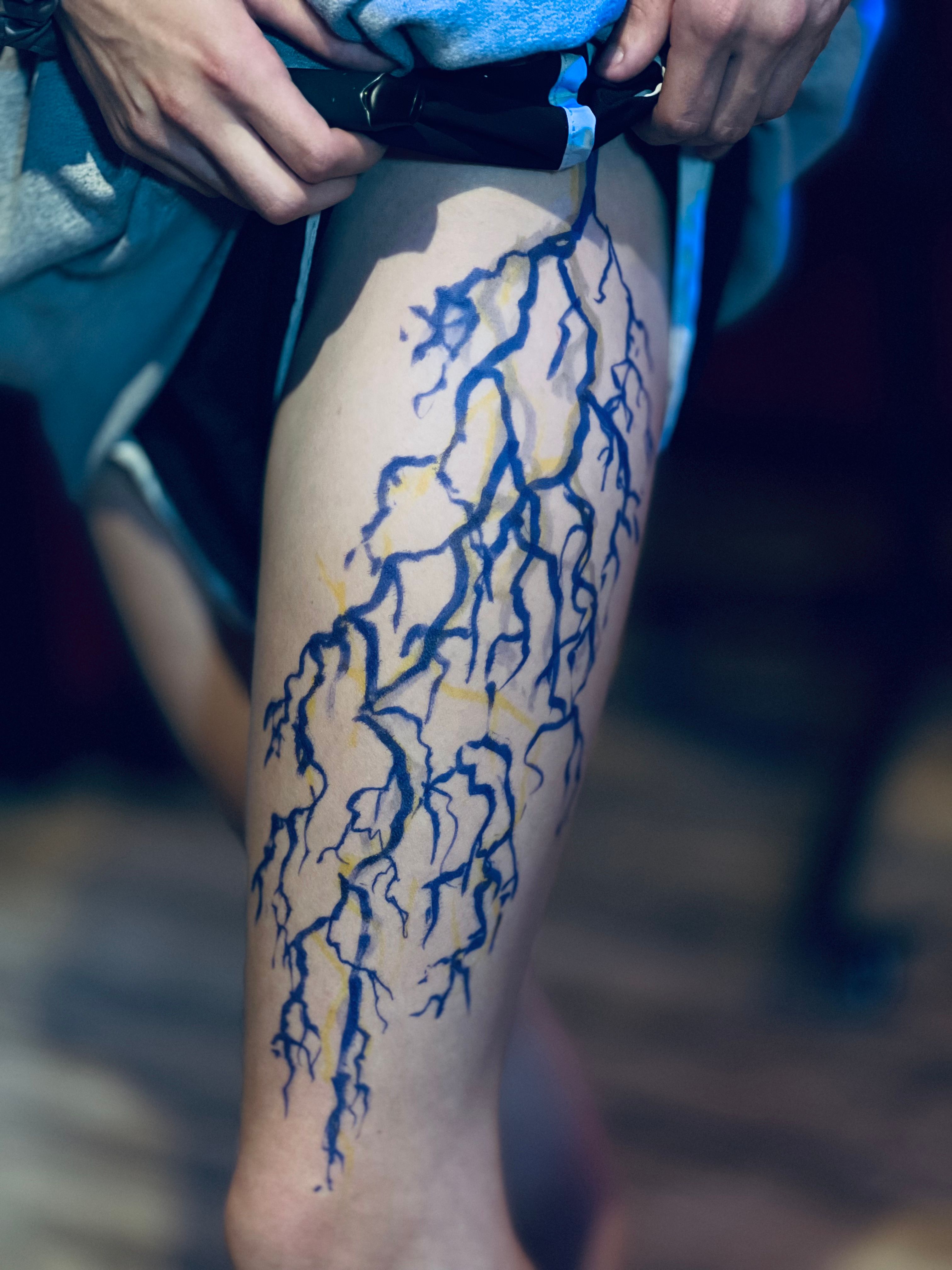 Lightning Bolt Tattoo: Meaning and Designs | Art and Design | Lightning  bolt tattoo, Bolt tattoo, Blue tattoo