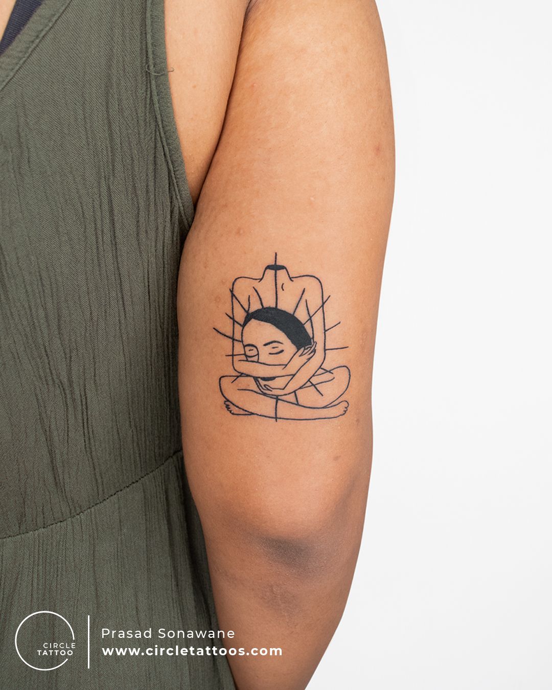 Tattoo uploaded by Circle Tattoo • Custom Spartan Tattoo done by Prasad  Sonawane at Circle Tattoo Studio • Tattoodo