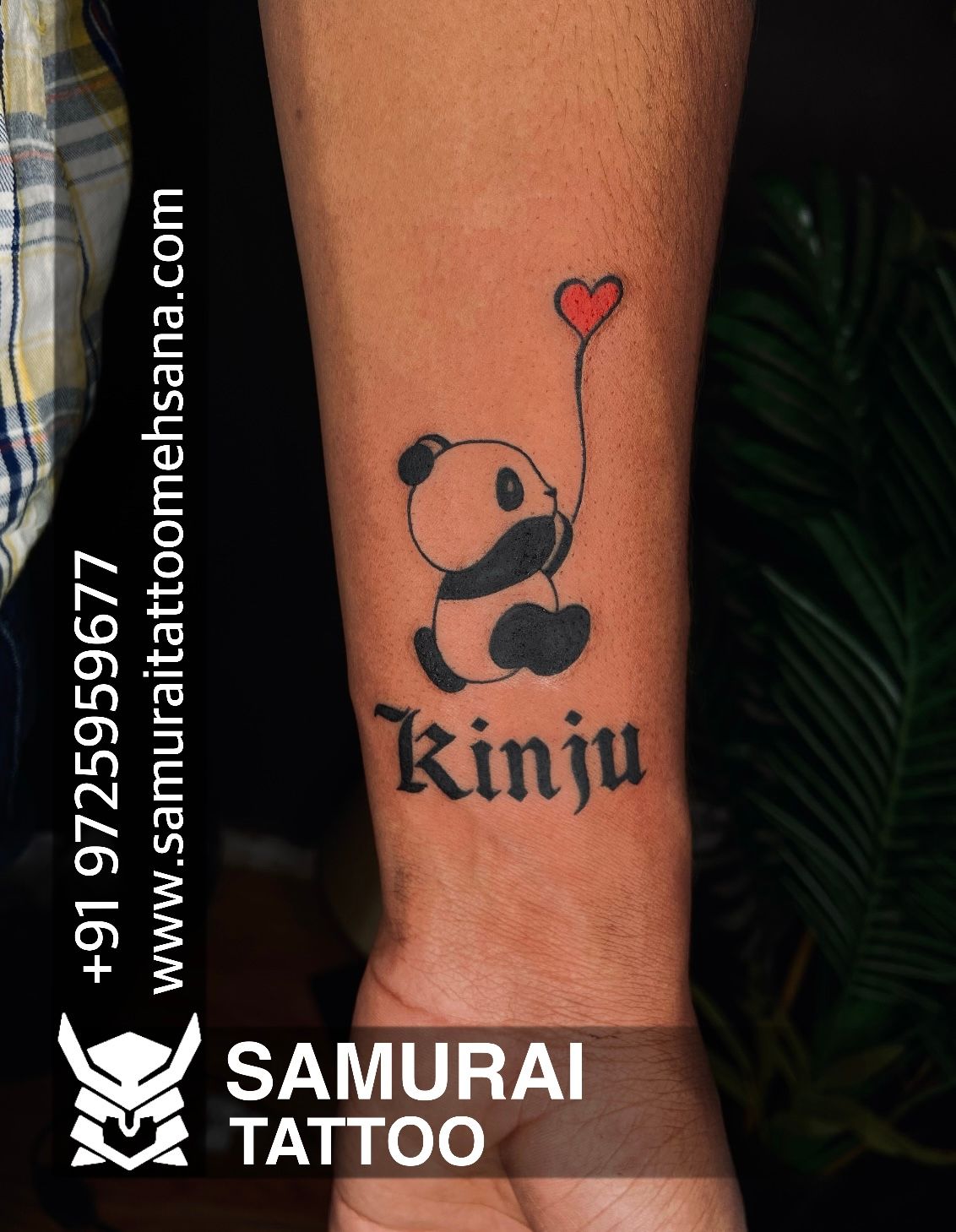 panda tattoo in 2023  Wrist tattoos for guys Small tattoos for guys  Tattoo designs wrist