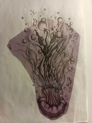 Jellyfish stencil for Cali