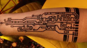 Circuit board tattoo 