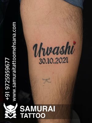 Urvashi name tattoo |Urvashi tattoo |Urvashi name tattoo ideas |