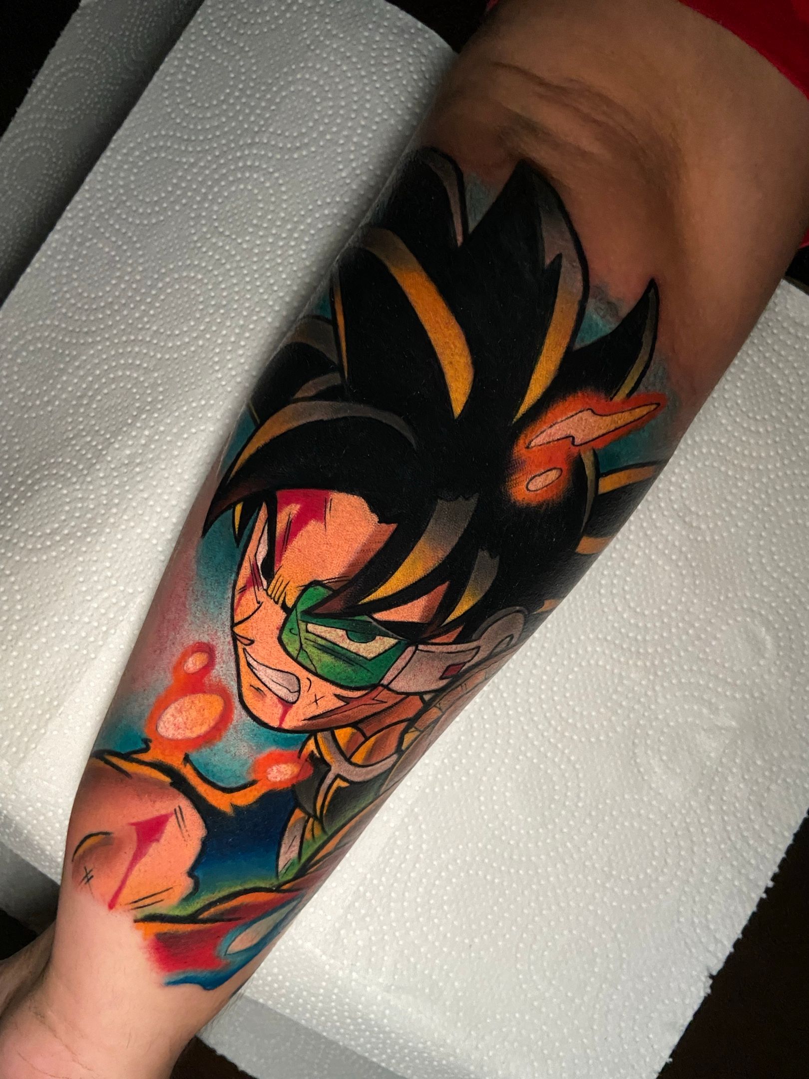 Photo by (j_calleja_tattoo) on Instagram | #tattoo #tattoos #anime #comics # bardock #goku #dragonballsuper #drago… | Dragon ball tattoo, Japan tattoo,  Dragon ball z