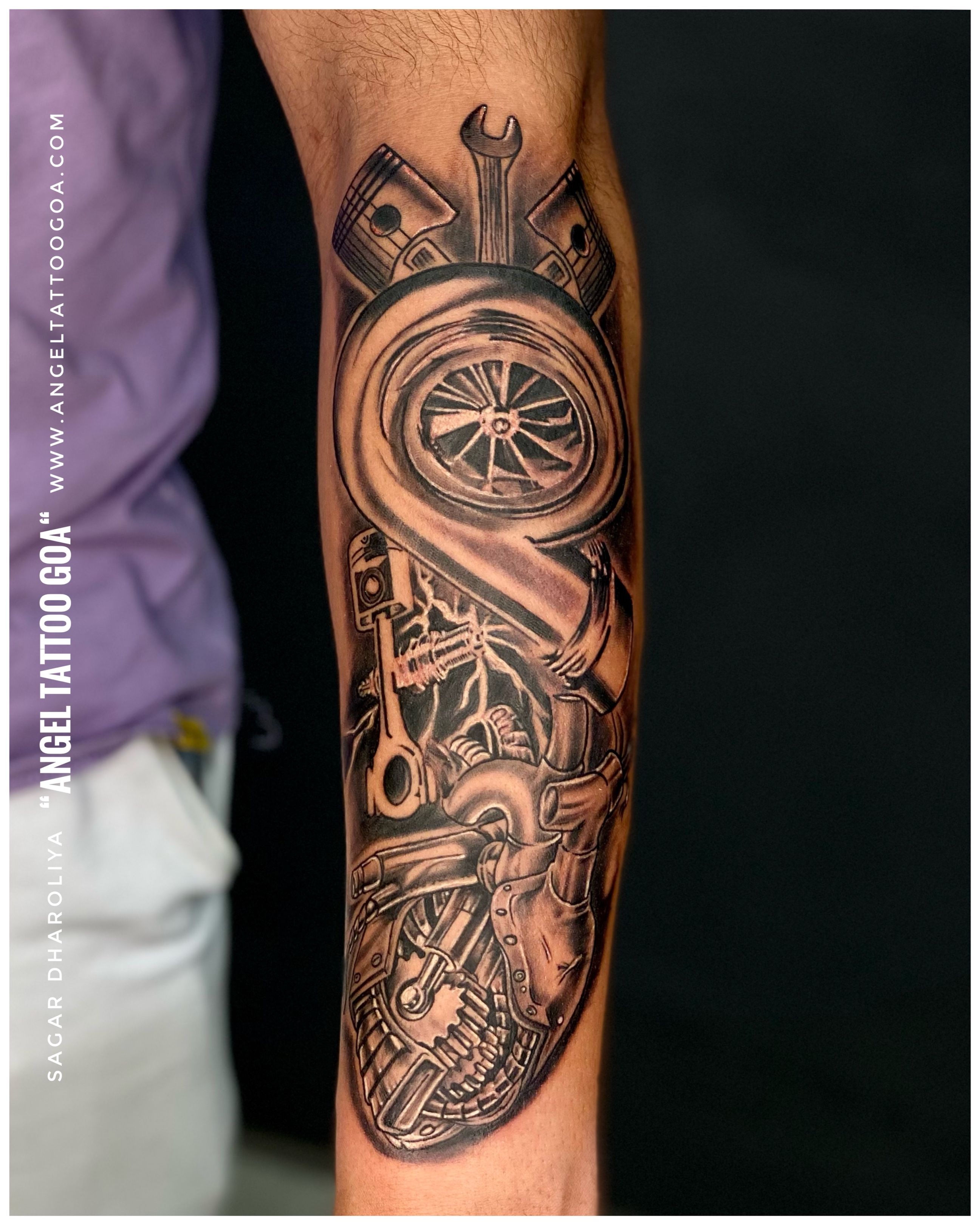 Angel Tattoo Studio Goa - Sagar Dharoliya - Angel Tattoo Studio Goa
