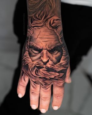Nordic themed realism on the hand 