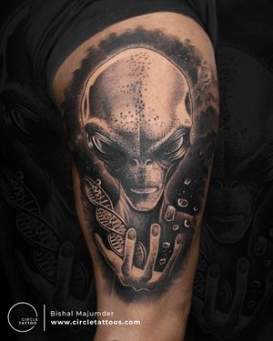 Customized Realistic Tattoo done by Bishal Majumder at Circle Tattoo India 