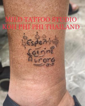 Tattoo by MILD tattoo at phi phi Island thailand