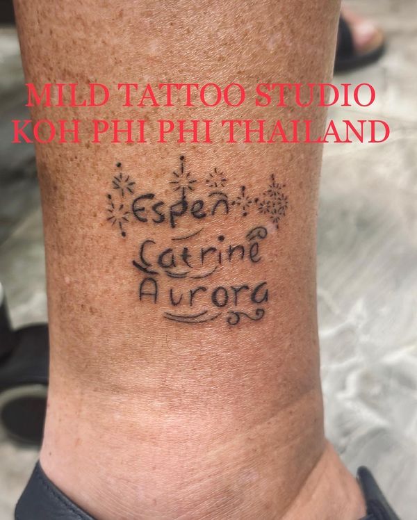 Tattoo from MILD tattoo at phi phi Island thailand