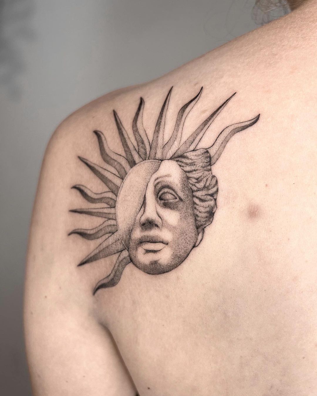 Greek sun inspired by Area87 at Athens Tattoo Studio | Tattoo studio,  Sleeve tattoos, Tattoos