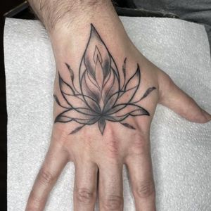 Lotus by @marco_ink_tattooer 