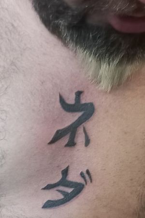 Japanese font tattoo