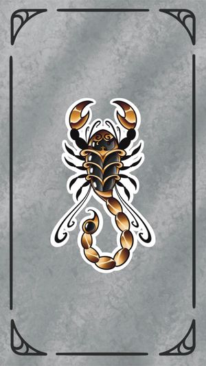 #scorpio #zodiac #artnouveau