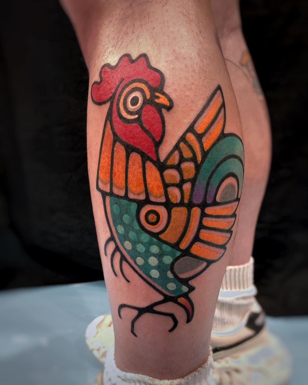 Outer Limits Tattoo  Piercing on Instagram Dont be a chicken  and  take a good long look at this fight scene by andrewbtattooer          andrewbtattooer tattoos tattoo 