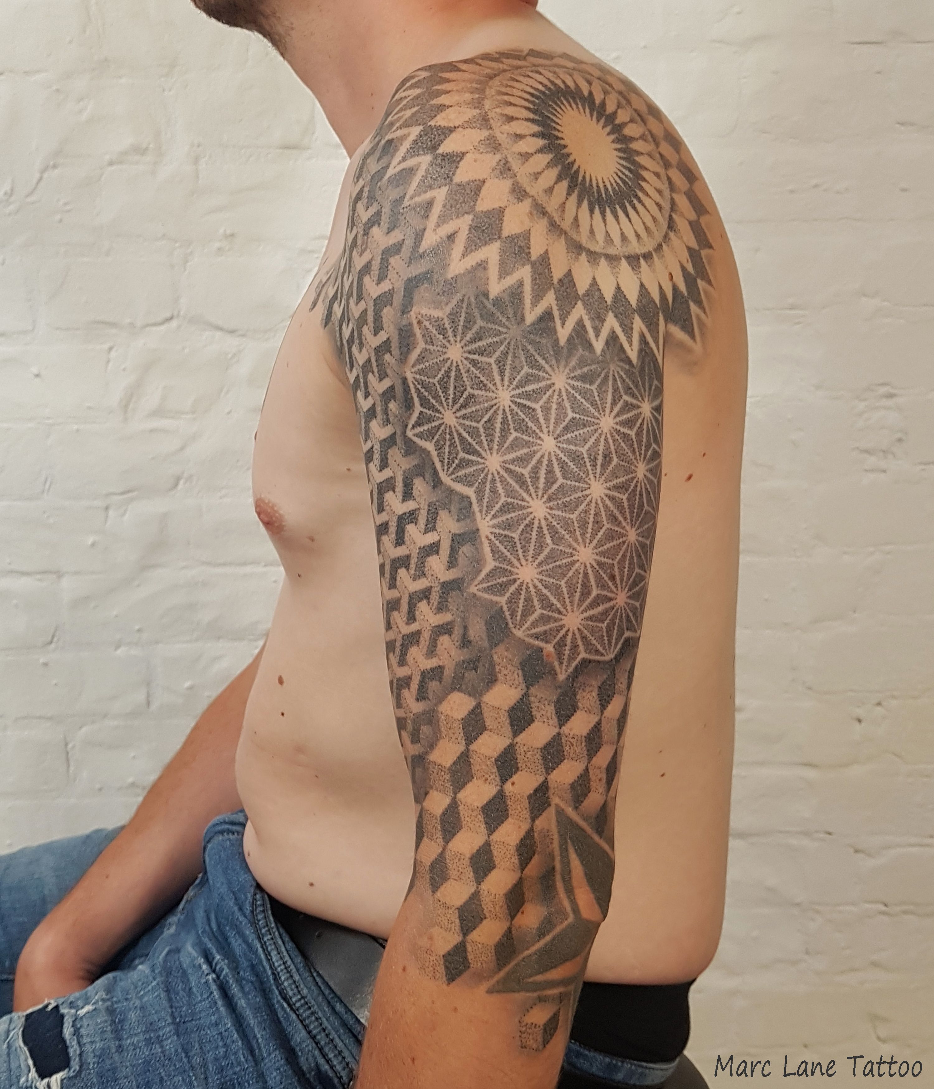Shoulder tattoo of a compass mandala on Denise.... - Official Tumblr page  for Tattoofilter for Men and Women