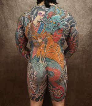 Completed backpiece
#japanese #japanesebackpiece #itezumi #irezumibackpiece #backpiece #backpiecetattoo