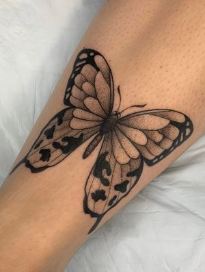 Butterfly Tattoo by Elena Wolf done at Wolf Wood Ink 