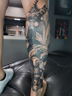 Leg sleeve out of my designs!