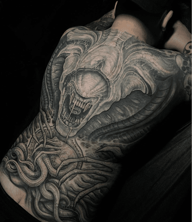 Dark Art Tattoo by Jeremiah Barba